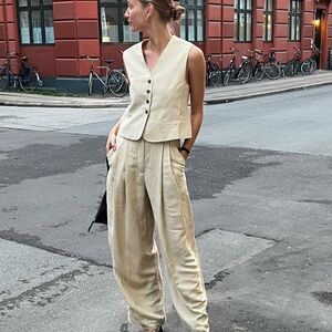 COS CROPPED WAISTCOAT